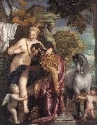 VERONESE (Paolo Caliari) Mars and Venus United by Love aer oil painting artist